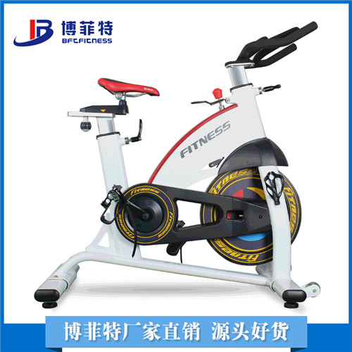 BSE01动感单车（白色）健身房豪华商用动感单车批大图展示1