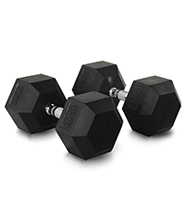 DP-17 高端黑色固定包胶哑铃厂家批发