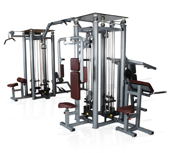 BFT2080 八站位多功能组合大型训练器 八人站综合健身器材大图展示2