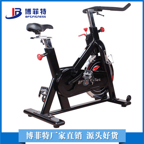 BSE08 酷炫黑色高端健身房动感单车厂家批发直销大图展示1