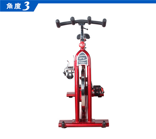 BSE05 豪华商用动感单车（红色）健身器材厂家批大图展示2