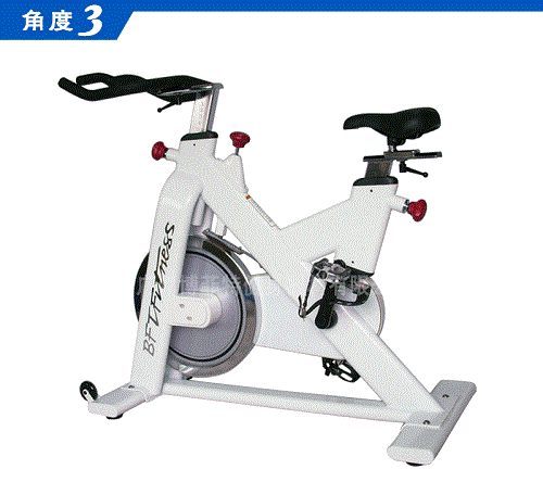 BSE05 专业健身房时尚白色动感单车 厂家批发直销大图展示2