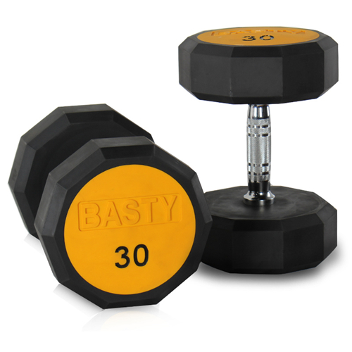 DP-04菱角彩色多规格固定包胶哑铃厂家批发大图展示2