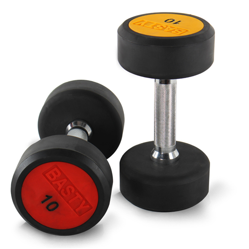 DP-04A圆形彩色多规格固定包胶哑铃厂家批发大图展示1