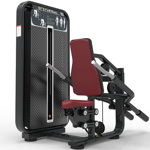 坐式三头肌训练器 三头肌下压 品牌商用健身房器材批发大图展示1