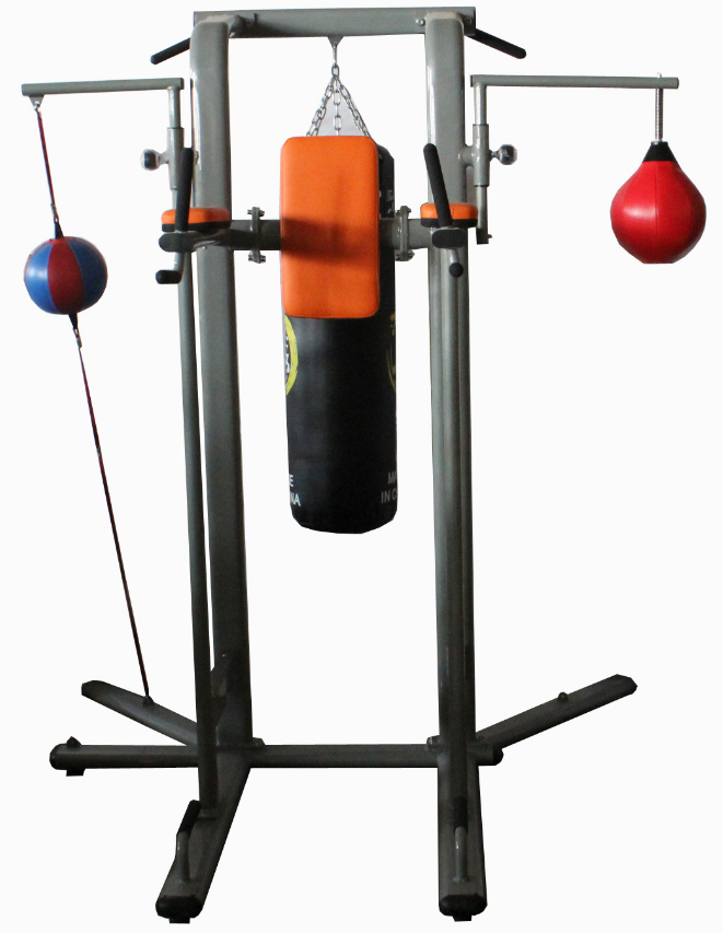 BFT-3053双柱拳击架自由训练器材健身房设备大图展示1