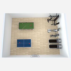 80㎡公司标准健身房超值套餐